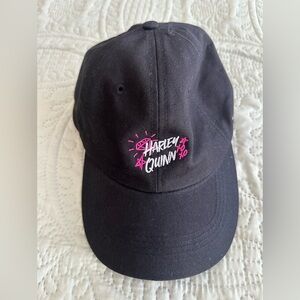 Harley Quinn Birds of Prey Baseball Hat Cap Adjustable DC Comics Black Pink